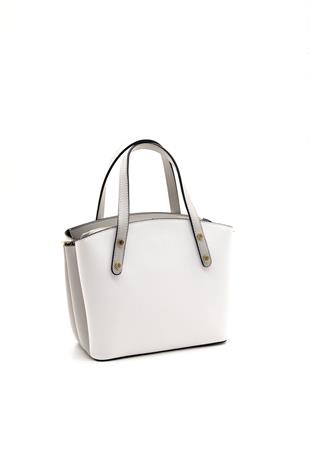 Silver & Polo Beyaz - A.gri SP1021 Kadın El Çantası