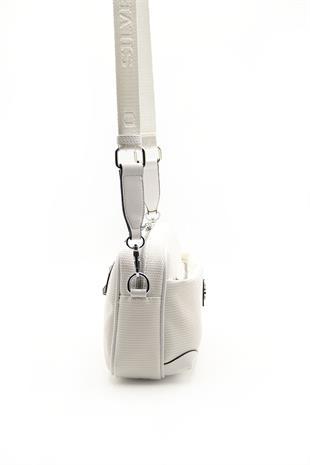 Silver & Polo Beyaz - Beyaz SP1094 Kadın Çapraz Çanta