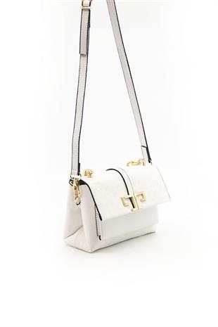 Silver & Polo Beyaz - Beyaz SP1148 Kadın Çapraz Çanta