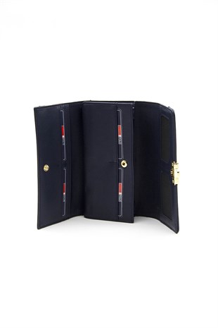 Silver & Polo Beyaz - Laci SP979 Kadın Cüzdan & Kartlık