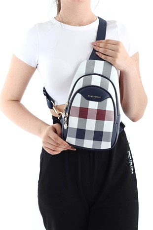 Silver & Polo Beyaz - Laci SP959 Kadın Bel Çantası