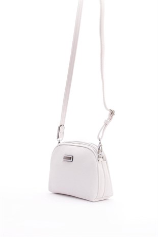 Silver & Polo Beyaz - Beyaz SP765 Kadın Çapraz Çanta