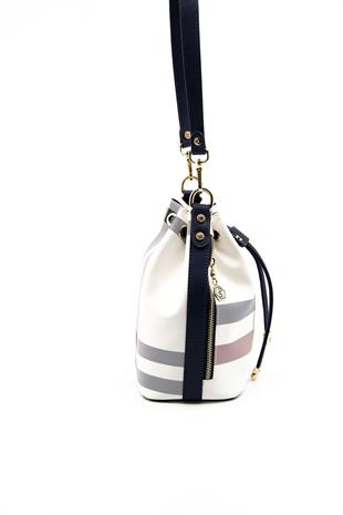 Silver & Polo Beyaz - Laci SP1137 Kadın Omuz Çantası