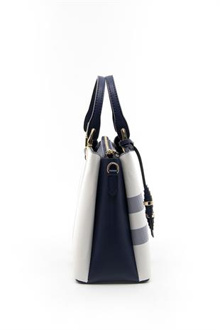 Silver & Polo Beyaz - Laci SP969 Kadın El Çantası