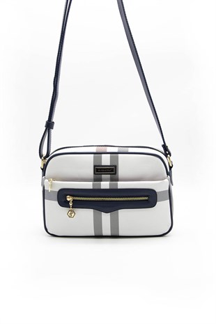 Silver & Polo Beyaz - Laci SP491 Kadın Çapraz Çanta