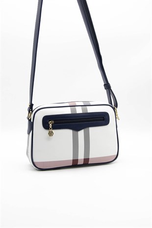 Silver & Polo Beyaz - Laci SP491 Kadın Çapraz Çanta