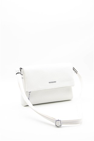 Silver & Polo Beyaz - Beyaz SP963 Kadın Çapraz Çanta