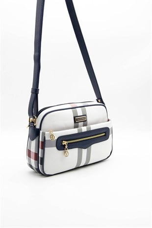 Silver & Polo Beyaz - Laci SP491 Kadın Çapraz Çanta