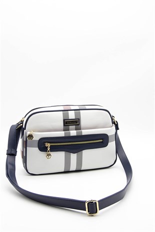 Silver & Polo Beyaz - Laci SP491 Kadın Çapraz Çanta