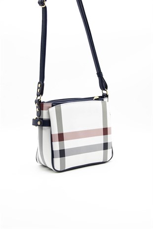 Silver & Polo Beyaz - Laci SP884 Kadın Çapraz Çanta