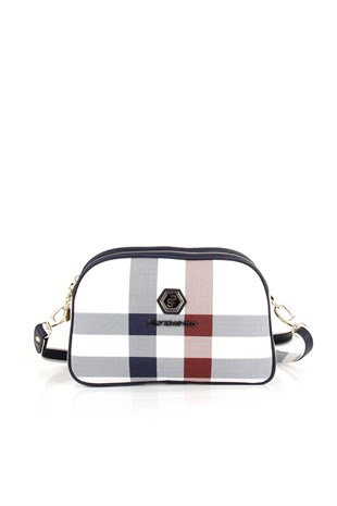 Silver & Polo Beyaz - Laci SP745 Kadın Çapraz Çanta