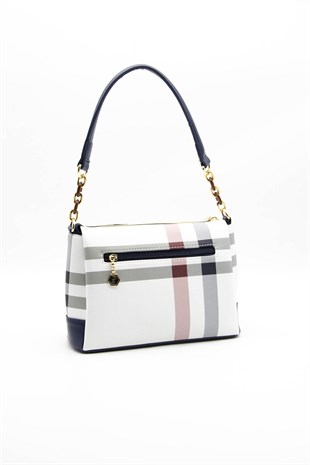 Silver & Polo Beyaz - Laci SP910 Kadın Çapraz Çanta