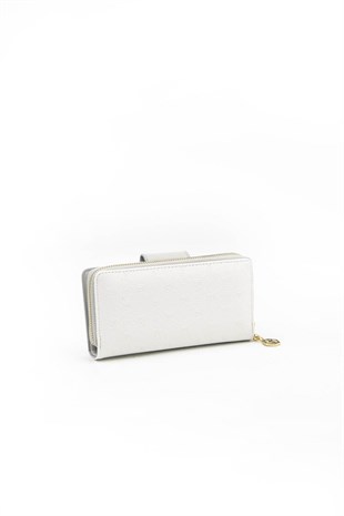 Silver & Polo Beyaz - A.gri SP928 Kadın Cüzdan & Kartlık