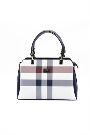 Silver & Polo Beyaz - Laci SP972 Kadın El Çantası