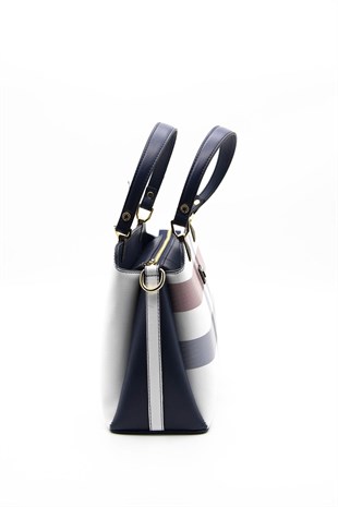 Silver & Polo Beyaz - Laci SP972 Kadın El Çantası