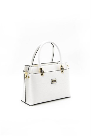Silver & Polo Beyaz - Beyaz SP826 Kadın El Çantası