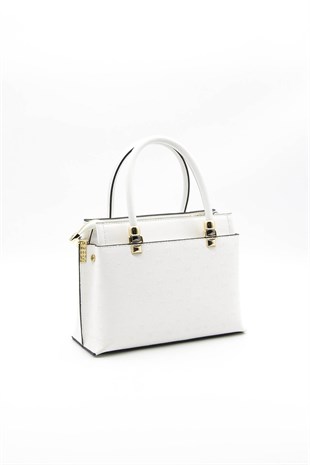 Silver & Polo Beyaz - Beyaz SP826 Kadın El Çantası