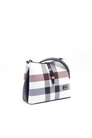 Silver & Polo Beyaz - Laci SP974 Kadın Omuz Çantası