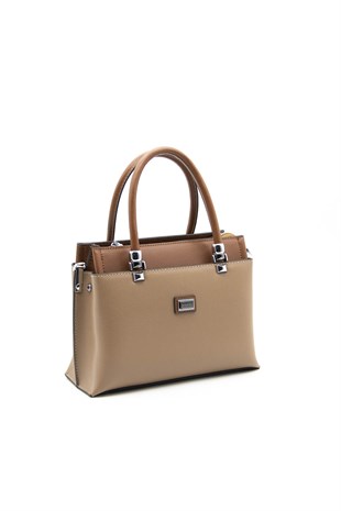 Silver & Polo Bizon - Taba SP826 Kadın El Çantası