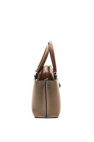 Silver & Polo Bizon - Taba SP826 Kadın El Çantası