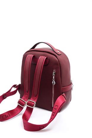 Silver & Polo Bordo - Bordo SP1061 Kadın Sırt Çantası