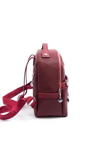 Silver & Polo Bordo - Bordo SP1061 Kadın Sırt Çantası
