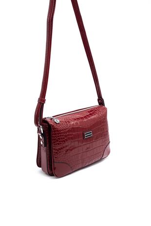 Silver & Polo Bordo Rugan SP784 Kadın Çapraz Çanta