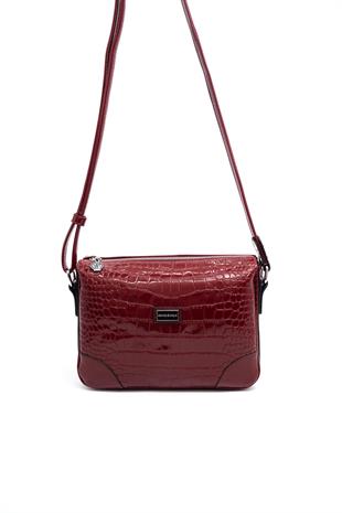 Silver & Polo Bordo Rugan SP784 Kadın Çapraz Çanta