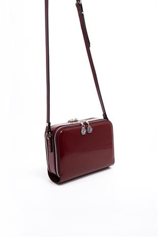 Silver & Polo Bordo Rugan SP888 Kadın Çapraz Çanta