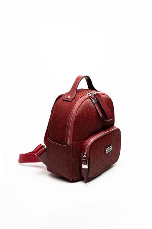 Silver & Polo Bordo SP1130 Kadın Sırt Çantası