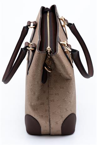 Silver & Polo Bronz - Kahve SP667 Kadın El Çantası