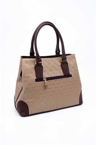 Silver & Polo Bronz - Kahve SP667 Kadın El Çantası