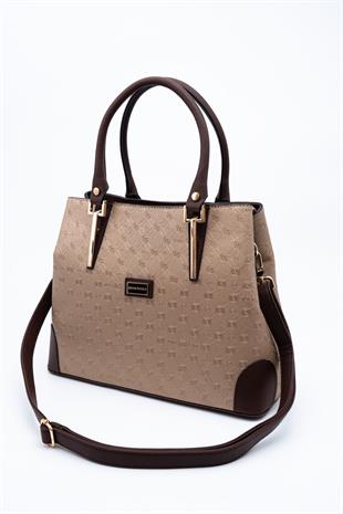 Silver & Polo Bronz - Kahve SP667 Kadın El Çantası