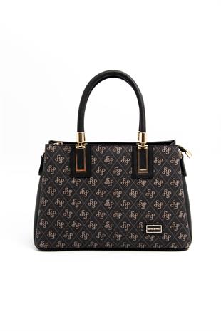 Silver & Polo Füme - Siyah SP1000 Kadın El Çantası