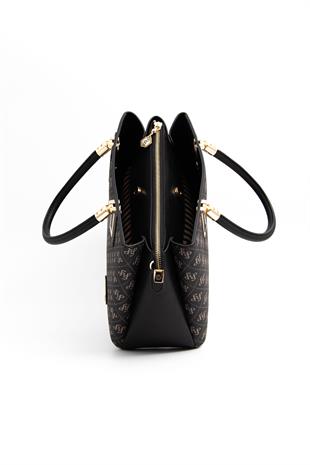 Silver & Polo Füme - Siyah SP1000 Kadın El Çantası