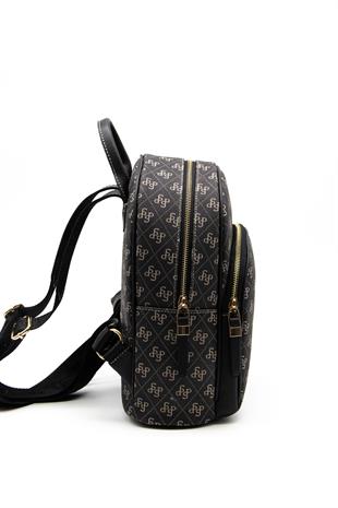 Silver & Polo Füme - Siyah SP1062 Kadın Sırt Çantası