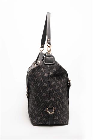 Silver & Polo Füme - Siyah SP1064 Kadın Seyahat Çantası