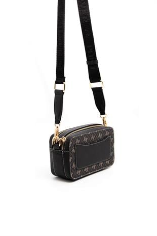 Silver & Polo Füme - Siyah SP1078 Kadın Çapraz Çanta