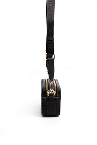 Silver & Polo Füme - Siyah SP1078 Kadın Çapraz Çanta