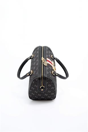 Silver & Polo Füme - Siyah SP1091 Kadın El Çantası