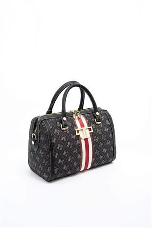 Silver & Polo Füme - Siyah SP1091 Kadın El Çantası