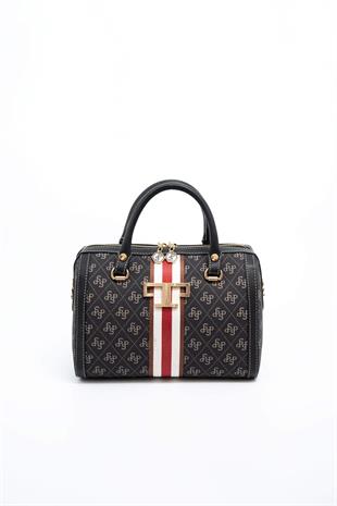 Silver & Polo Füme - Siyah SP1091 Kadın El Çantası