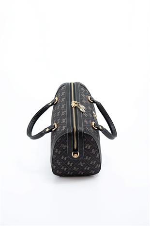 Silver & Polo Füme - Siyah SP1091 Kadın El Çantası