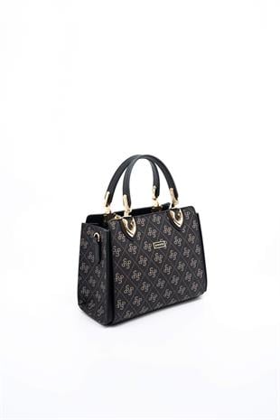 Silver & Polo Füme - Siyah SP1133 Kadın El Çantası