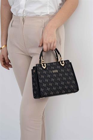 Silver & Polo Füme - Siyah SP1133 Kadın El Çantası