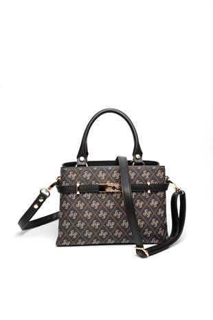 Silver & Polo Füme - Siyah SP1149 Kadın El Çantası
