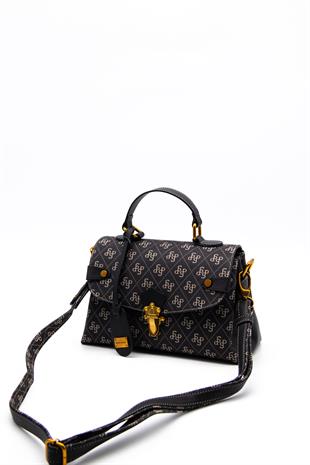 Silver & Polo Füme - Siyah SP1159 Kadın El Çantası