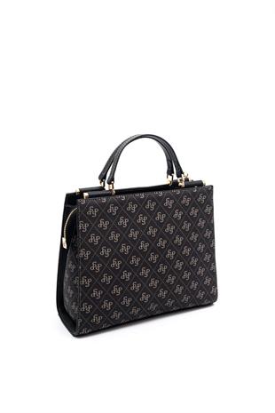 Silver & Polo Füme - Siyah SP1166 Kadın El Çantası