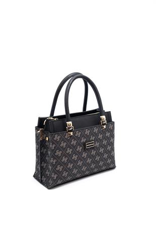 Silver & Polo Füme - Siyah SP826 Kadın El Çantası