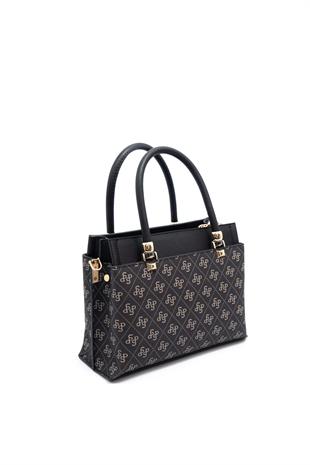 Silver & Polo Füme - Siyah SP826 Kadın El Çantası